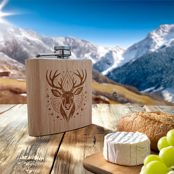 Flachmann Wanderlust